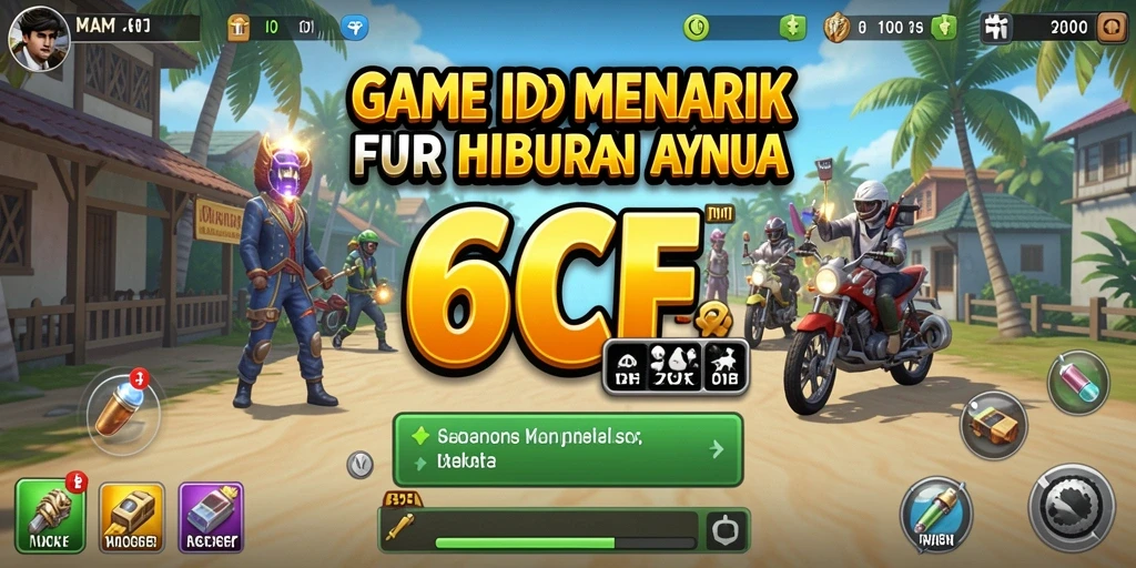 Tampilan gameplay 6CF yang menarik dan menawan.