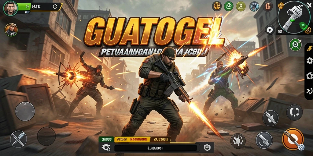 Screenshot aksi mendebarkan dari GUATOGEL dengan grafik yang memukau.