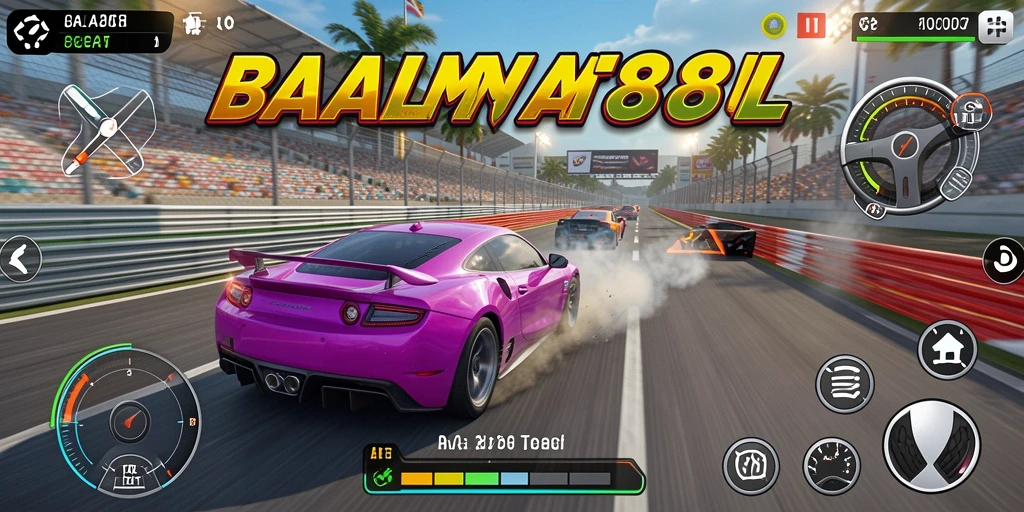 Gameplay seru saat balapan mobil di MAMI188.