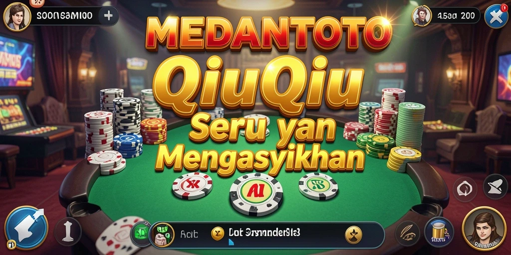 Tampilan gameplay QiuQiu yang seru dan interaktif.