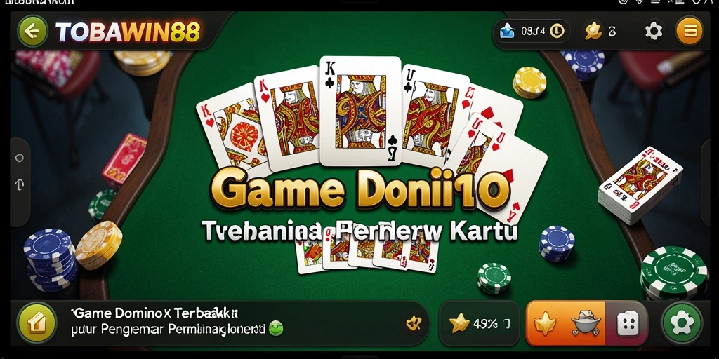 Screenshot gameplay TOBAWIN88 menampilkan aksi seru permainan Domino.